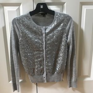 Ann Taylor sequin cardigan